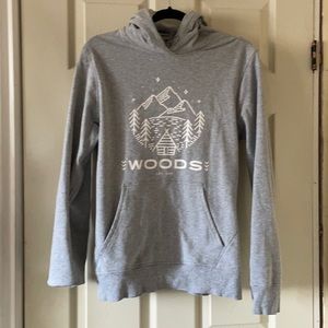 Woods mountain cabin hoodie hiking